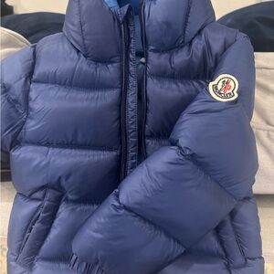 Moncler Kids Blue Puffer Jacket